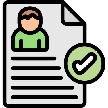 Kontrol listesi liste simgesi - taslak biçimi