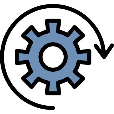 Teçhizat Web simgesi basit illüstrasyon