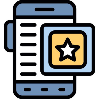 Cep telefonu simgesi, vektör illüstrasyonu