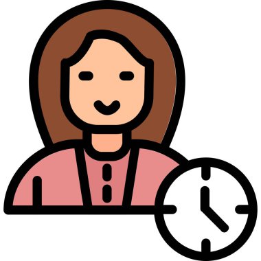 işletme yöneticisi simgesi doldurulmuş ana hatlar biçiminde