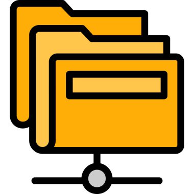 Dosya. Web simgesi basit illüstrasyon