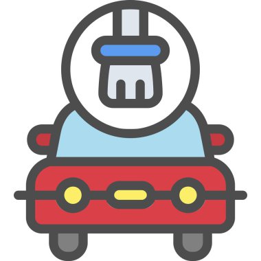 - Araba. Web simgesi basit illüstrasyon