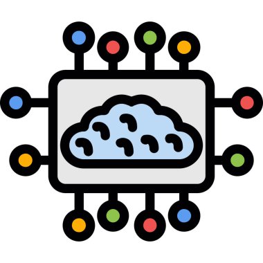 Bulut hesaplama. Web simgesi
