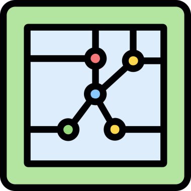 Web tasarım ikonu vektörü.