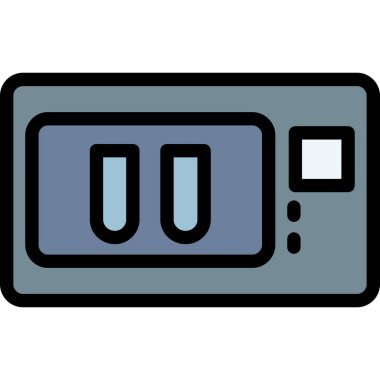 Modern b 'nin vektör illüstrasyonu eksik simgesi