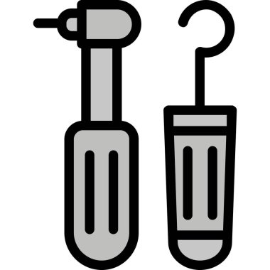 Laboratuvar test tüpleri. Basit tasarım vektörü illüstrasyonu