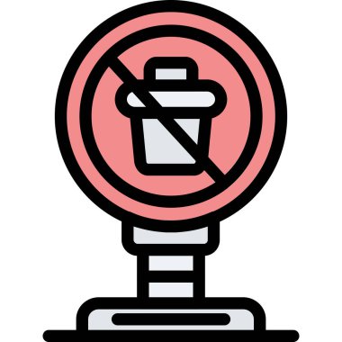 Sigara içmek yok. Basit tasarım