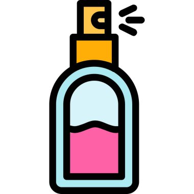 alkol şişe simge vektör çizim