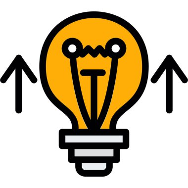 Fikir simgesi vektör illüstrasyonu