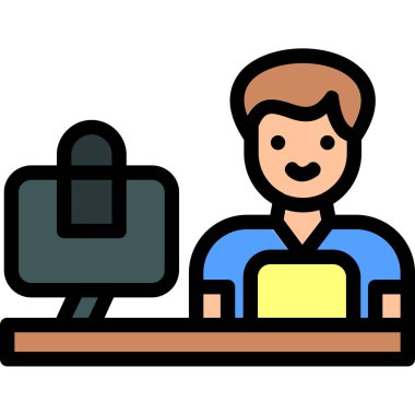 yönetici yönetici işçi simgesi