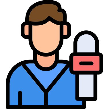 İlaçlı insanın vektör illüstrasyonu