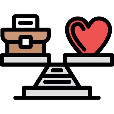 Kalp. Web simgesi basit illüstrasyon