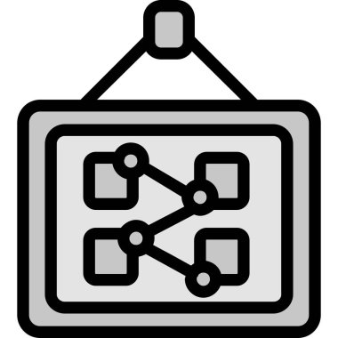 ağ simgesi, vektör illüstrasyonu