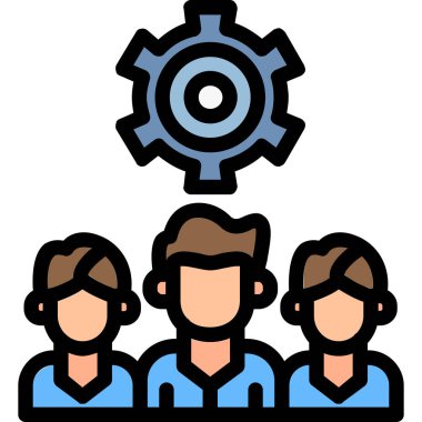 grup çalışması insan simgesi