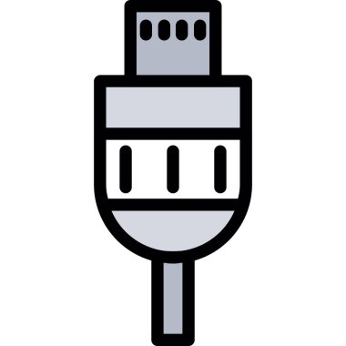 Elektrik ampulü simgesi. vektör illüstrasyonu