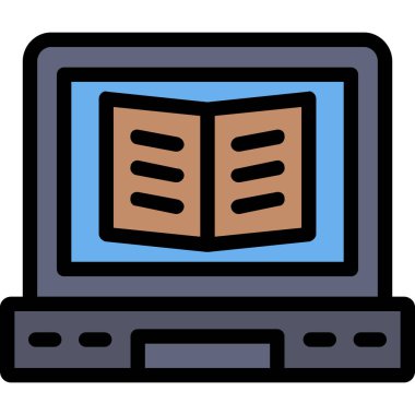 Bilgisayar. Web simgesi basit illüstrasyon