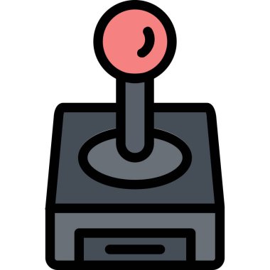 oyun joystix vektör simgesi