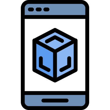 cep telefonu simgesi. akıllı telefon telefon vektör simgesi rengi düz izole