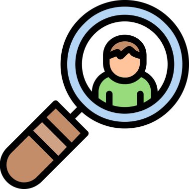 Ara. Web simgesi basit illüstrasyon