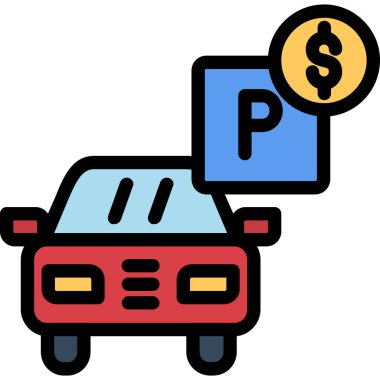 araba dolar para simgesi