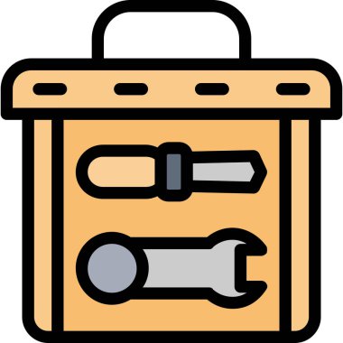 bagaj. Web simgesi basit illüstrasyon