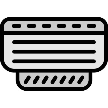 ekmek ikonu vektör illüstrasyonu