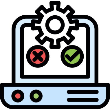 Hata simgesi vektör illüstrasyonu