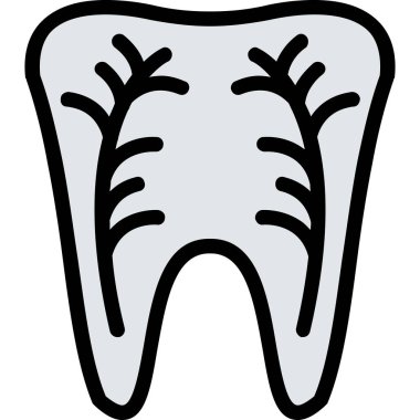Diş. Web simgesi basit tasarım