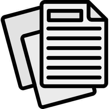 belge dosya simgesi ana hat biçiminde