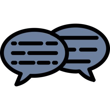 Konuşma baloncuklarının vektör çizimi