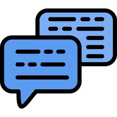 konuşma balonu simgesi, özet tasarımı