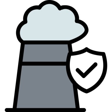 Güvenlik şapkası. Basit resimleme