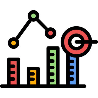 ticari grafik vektör simgesi