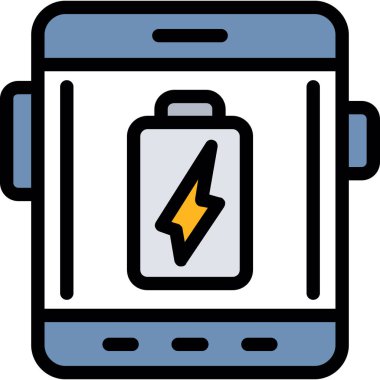 pil simgesi, vektör illüstrasyonu