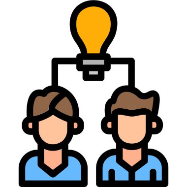 iş takımı fikir simgesi - taslak biçimi