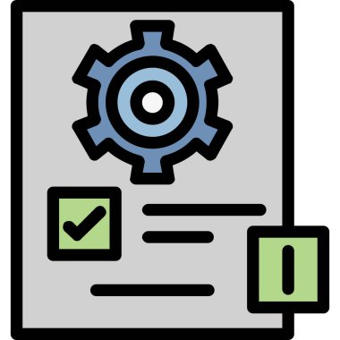 Teçhizat Web simgesi basit illüstrasyon