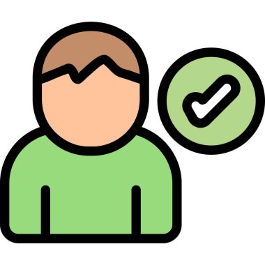 kullanıcı profili simgesi, vektör illüstrasyonu