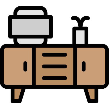 Araba servisi. Web simgesi vektör illüstrasyonu
