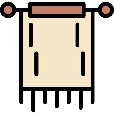 davul enstrümanı müzik simgesi - taslak biçimi