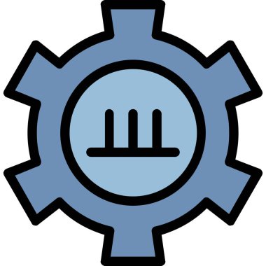 Ayarlar. Web simgesi basit tasarım