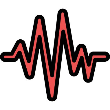 ses dalgası vektör simgesi
