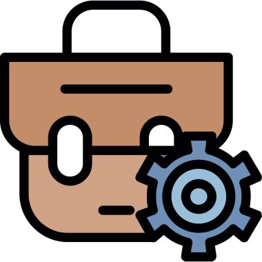 Teçhizat Web simgesi basit illüstrasyon