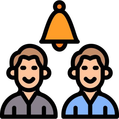 iş simgesi vektör illüstrasyonu