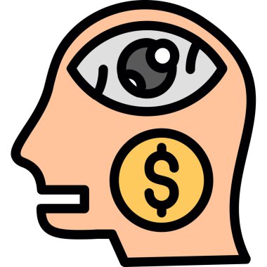 beyin parası finans simgesi