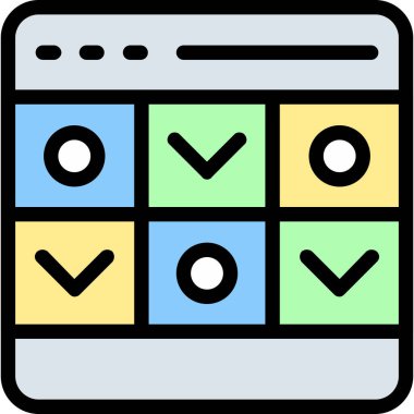 Tarayıcı tarayıcı simgesi - taslak biçimi