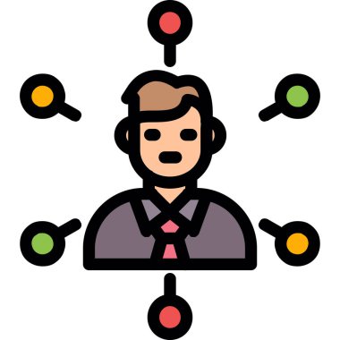 ağ paylaşım simgesi çizimi