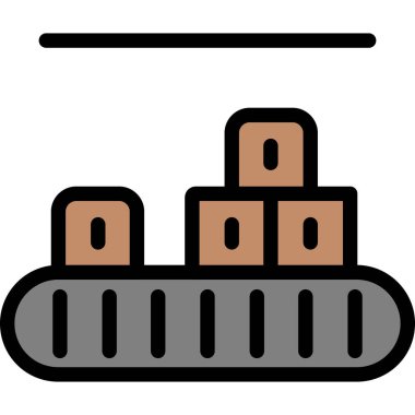 tren simgesi renk vektörü çizimi