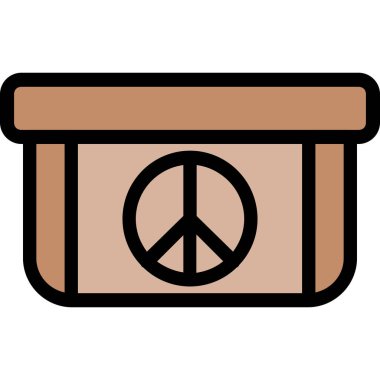 Çizgi film illüstrasyonunun vektör simgesi