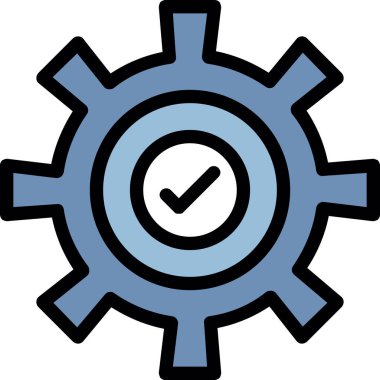 Teçhizat Web simgesi basit illüstrasyon