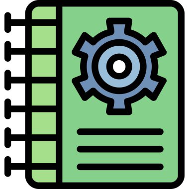 Dişliler. Web simgesi basit tasarım